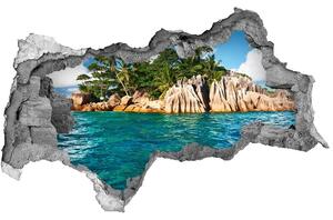 Nálepka fototapeta 3D výhľad Tropický ostrov