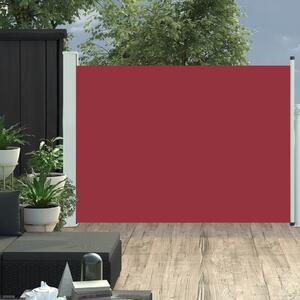 Maison Exclusive – Výsuvná bočná markíza, 100 × 514 cm, červená