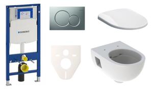 Cenovo zvýhodnený závesný WC set Geberit do ľahkých stien / predstenová montáž + WC Geberit Selnova SIKOGES3S3