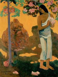 Umelecká tlač The Month of Mary (Vintage Female Portrait) - Paul Gauguin, (30 x 40 cm)