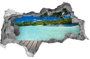Nálepka fototapeta 3D výhľad Tropické pláže