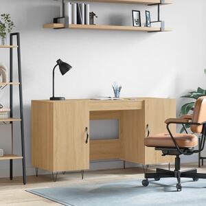 Maison Exclusive - písací stôl Sonoma dub 140x50x75 cm drevený materiál