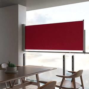 Maison Exclusive – Výsuvná bočná markíza, 100 x 300 cm, červená