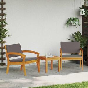 Maison Exclusive – Záhradné stoličky, 2 kusy, olejovaná prírodná masívna akácia