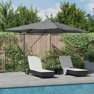 Maison Exclusive – Slnečník, rozmery 352 x 251 x 265 cm, materiál: polyester a hliník