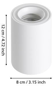 Eglo 901169 - LED RGBW Stmievateľné bodové svietidlo CAROSSO-Z LED/4,9W/230V biela