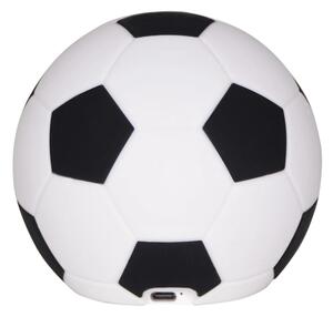 LED dotyková dětská lampa FOOTBALL 2W/5V USB 1200 mAh biela/čierna