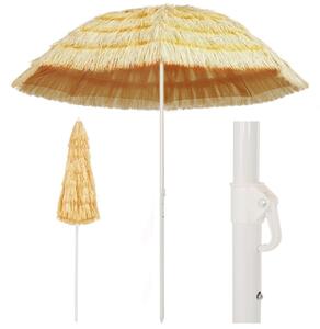 Maison Exclusive – Slnečník na pláž, prírodný dizajn, 240 cm, štýl Havaj