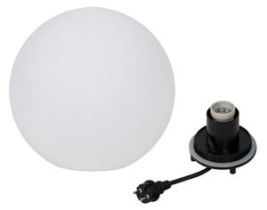 Kanlux 45931 - Vonkajšia lampa STONO 1xE27/20W/230V priemer 30 cm IP65 biela