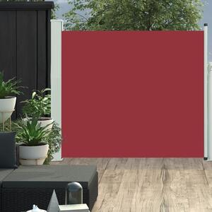 Maison Exclusive – Výsuvná bočná markíza, 100 x 314 cm, červená