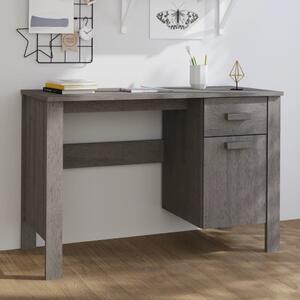 Maison Exclusive – Písací stôl HAMAR, svetlosivý, 113x50x75 cm, masívna borovicová doska