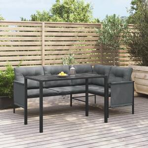 Maison Exclusive – záhradný jedálenský stôl, farba antracit, rozmer 110x54x70 cm, materiál: oceľ