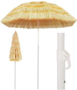 Maison Exclusive – Plážový slnečník, prírodný dizajn, 180 cm, štýl Havaj
