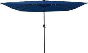 Maison Exclusive – záhradný slnečník, 295 x 295 x 245 cm, materiál: polyester a oceľ