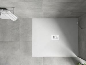 Mexen Hugo, obdĺžniková sprchová vanička SMC 110 x 100 cm, biela, biela krytka, 42101011-W