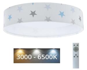 BPS Koncept LED Stmievateľné svietidlo GALAXY KIDS LED/24W/230V hviezdičky biela/šedá/modrá + DO BS0556 + záruka 3 roky zadarmo