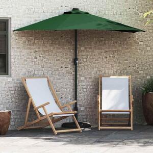 Maison Exclusive – Záhradný slnečník, zelený, 294 x 150 x 223 cm, materiál: polyester a oceľ