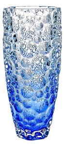 KRIŠTÁĽOVÁ VÁZA BOHEMIA JIHLAVA LISBOA OMBRE BLUE 350MM
