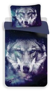 UNIVERSAL DESIGN MICRO 3D Obliečky Blue Wolf 140/200, 70/90 cm