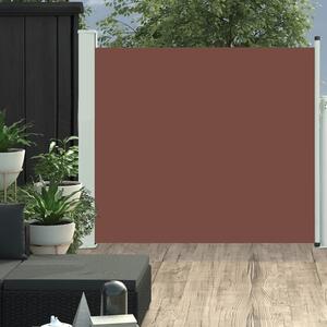 Maison Exclusive – Výsuvná bočná markíza, 100 x 314 cm, hnedá