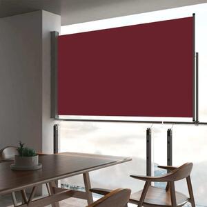 Maison Exclusive – Výsuvná bočná markíza, 140 x 300 cm, červená
