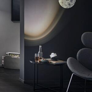 Paulmann stolová LED lampa Aldan, hliník, 10 cm, stmievateľné, Čierna, Obývacia izba / jedáleň, Hliník, Moderný