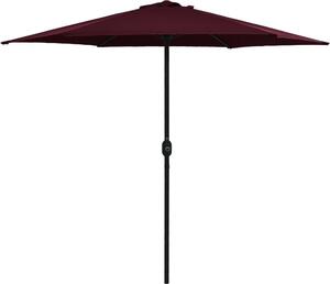 Maison Exclusive – slnečník s hliníkovým nosníkom, rozmer 270 x 246 cm, farba: bordová
