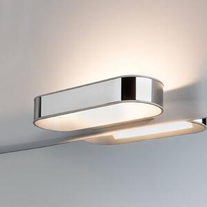 Paulmann LED nástenné svetlo Agena, chróm 31 cm IP44 stmievateľné, Chrómová / strieborná, Kúpeľňa, Hliník, Moderný, Nástenné svietidlo