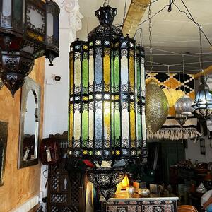 Marocká závesná lampa Shahmaran