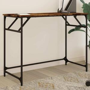 Maison Exclusive – písací stôl z duba s výraznou textúrou, 100x45x76 cm, materiál: drevovláknitá doska a oceľ