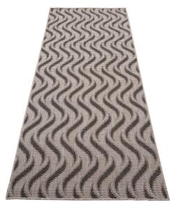 Behúň Floorlux 20586 strieborný / čierny