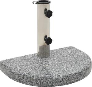 Maison Exclusive – Držiak na slnečník z granitu, 10 kg, zakrivený, sivý