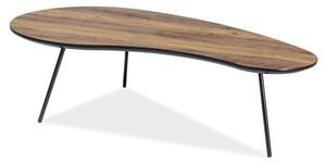 Konferenčný stolík s doskou v dekore orech ENVO A 122X67X35