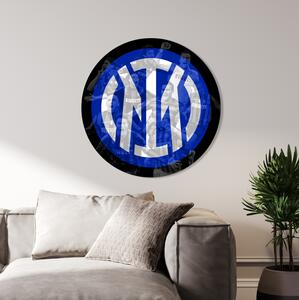 Farebný HDF obraz logo Inter Milan