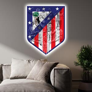 Svietiaci obraz Logo Atlética Madrid