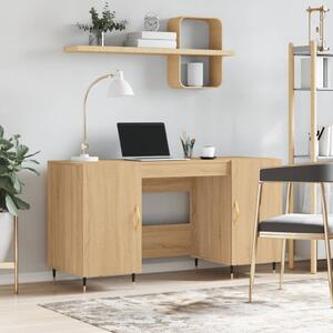 Maison Exclusive - písací stôl Sonoma dub 140x50x75 cm drevený materiál