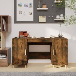 Maison Exclusive - písací stôl z dymového dubu 140x50x75 cm drevený materiál