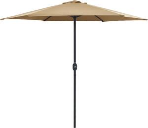 Maison Exclusive – slnečník s hliníkovým nosníkom, rozmer 270 x 246 cm, farba taupe