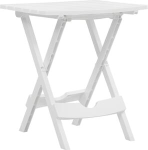 Maison Exclusive – Skladací záhradný stôl, 44,5 x 38,5 x 50 cm, biela farba