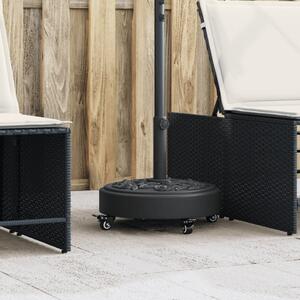 Maison Exclusive – Držiak na slnečník s kolieskami, určený pre stĺpik s priemerom 38/48 mm, nosnosť 27 kg, kruhový