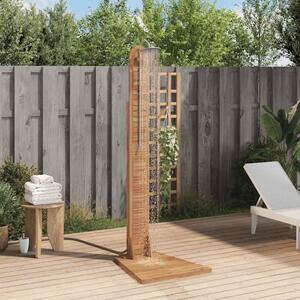 Maison Exclusive – Vonkajšia sprcha z masívneho dreva teak, rozmer 70x75x204 cm