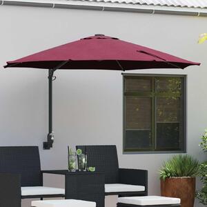 Maison Exclusive – záhradný slnečník, 248 x 248 x 148 cm, materiál: polyester a oceľ