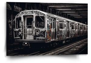 Sablio Obraz Mestské metro s graffiti - 60x40 cm