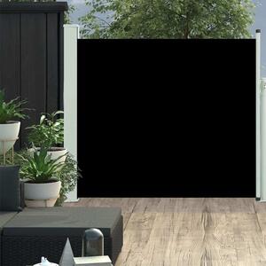 Maison Exclusive – Výsuvná bočná markíza, 100 × 314 cm, čierna
