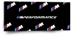 Sablio Obraz MPERFORMANCE čierny vzor - 110x50 cm