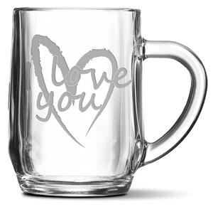 Sablio Polliter I Love you srdce 0,5 l