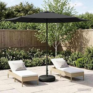 Maison Exclusive – Záhradný slnečník s podstavcom, 300 x 300 cm, polyester, štvorcový