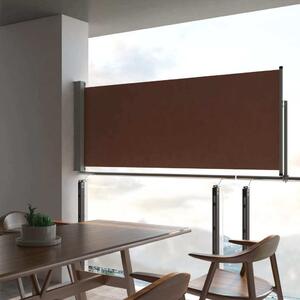 Maison Exclusive – Výsuvná bočná markíza, 100 x 300 cm, hnedá