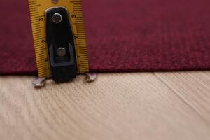 Betap koberce SUPER CENA: Vínový svadobný koberec metrážny Budget - Bez obšitia cm