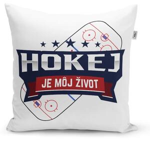 Sablio Vankúš Hokej je môj život: 40x40 cm